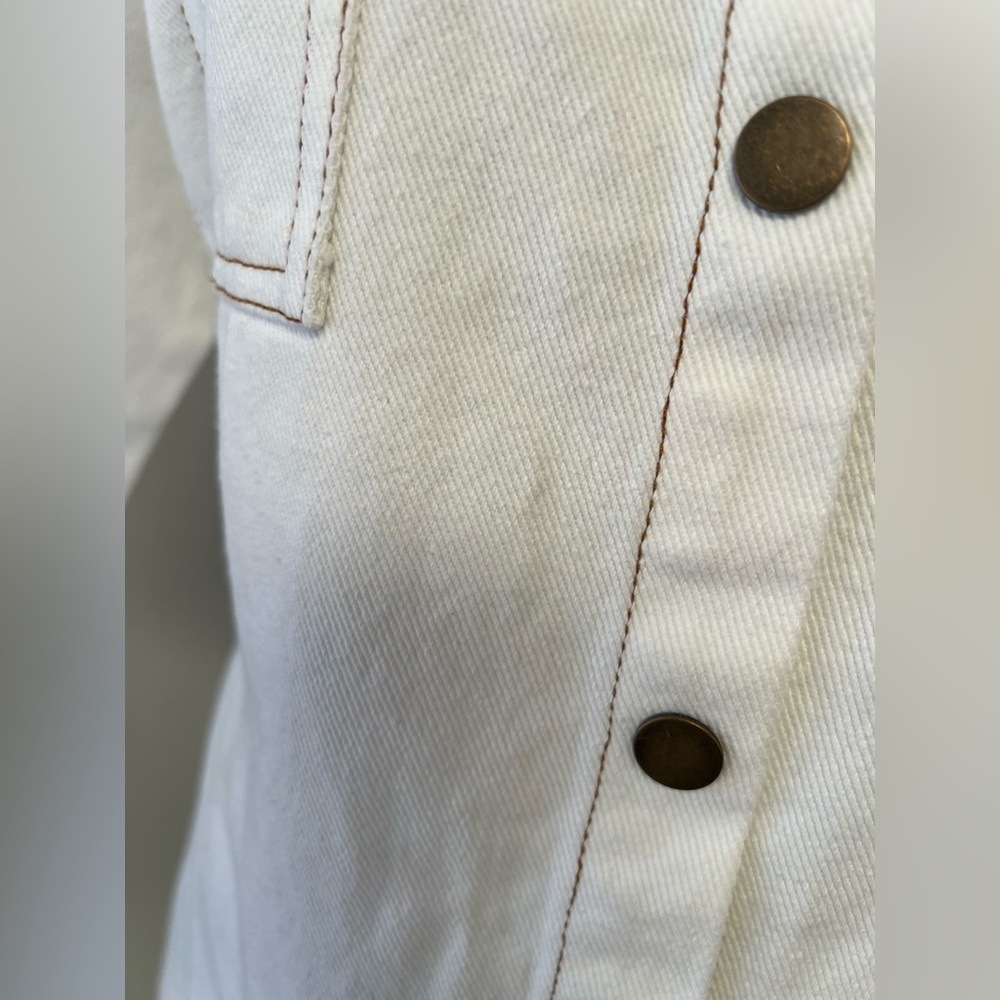 Petal & Pup Hailey Denim Mini Dress 8 NWT Costal Cowgirl Western inspired - Picture 7 of 11